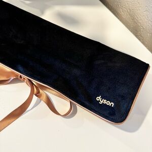 Dyson Corrale Straightener Heat Resistant TRAVEL POUCH ONLY Blue Gold Velvet